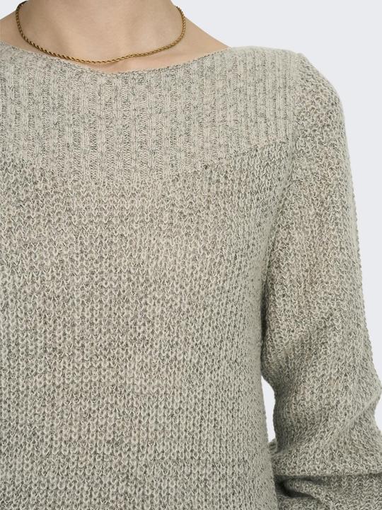 JdY Gestricktes U-Boot-Ausschnitt- Kleid