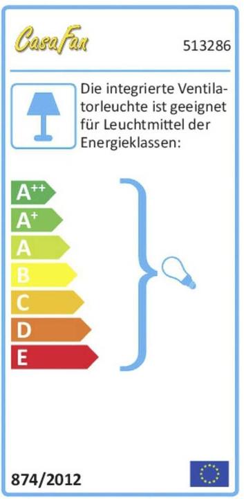 Energie-Label CasaFan Eco Aviatos (28 dB)