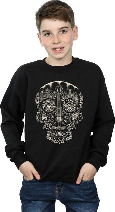 Produktbild Disney Coco Skull Mono Pattern Sweatshirt Jungen (140, 146)