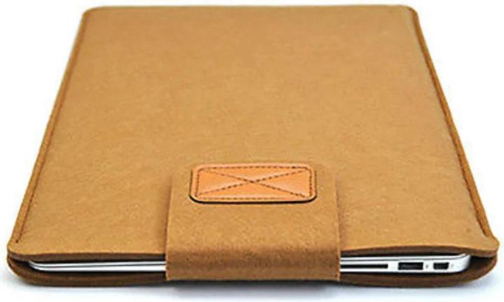 Actual product image Only-Bags.Store Felt Sleeve Slim Tablet Case Cover Bag for MacBooks Air Pro 11 inch Solid Colour Tablet Storage Bag
