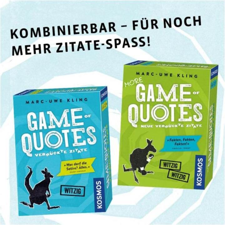 Produktbild Kosmos Game-Quotes (Deutsch)