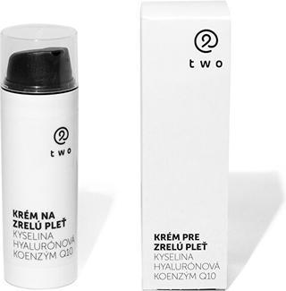 Actual product image Two cosmetics Cream for mature skin Hyaluronic acid. Coenzyme Q10 50 ml (50 ml)