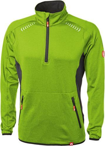 Produktbild Magni Tech-Fleecepullover lime/schwarz meliert Gr. 2XL Fortis Elements (XXL)