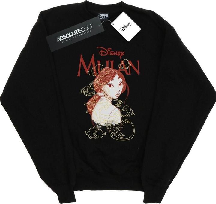 Actual product image Disney Womens/Ladies Mulan Dragon Sketch Sweatshirt (S)