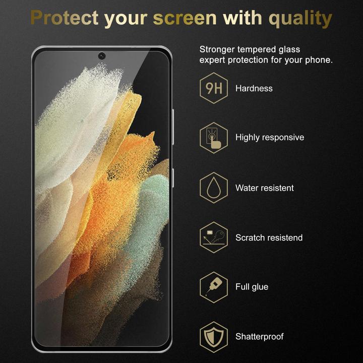 Produktbild Cadorabo Vollbild Displayschutzglas (3 Stück, Samsung Galaxy S22 Ultra)