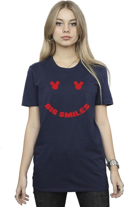 Immagine prodotto Disney Mickey Mouse Big Smile Maglietta Ampia Donna (3XL)