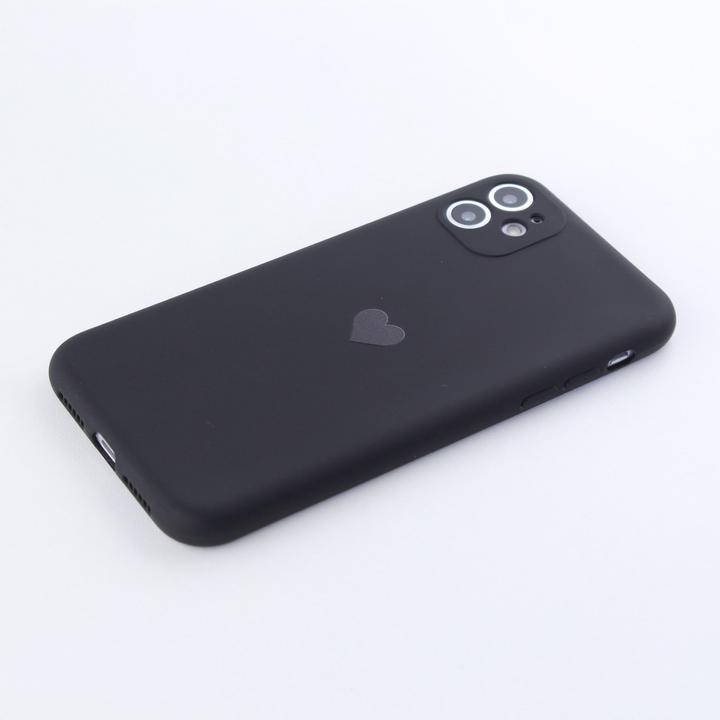 Actual product image PhoneLook Coque Silicone Mat Coeur (Apple iPhone 11 Pro)