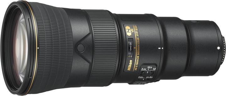 Actual product image Nikon AF-S Nikkor 500mm f/5.6E PF ED VR (Nikon F, APS-C / DX, full size)