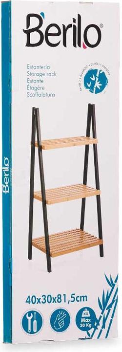 Produktbild Berilo Badezimmerregal - Bambus und Kiefer
