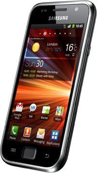 Actual product image Samsung I9001 Galaxy S Plus - Metallic Black (8 GB, Black, 4", Single SIM, 5 Mpx, 3G)