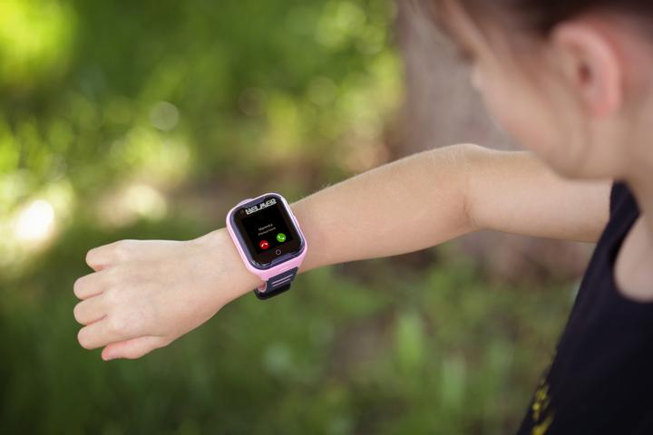 Actual product image LK 709 4G pink - children's watch with GPS locator. video call. waterproof for kids (40 mm)