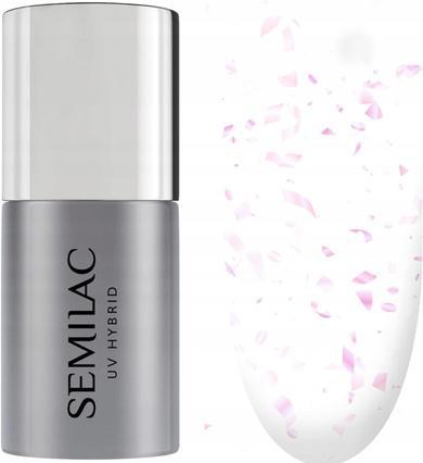 Immagine prodotto Semilac T23 Smalto UV Top Matt Fiocchi di Fiori 7ml (T23 Fiocchi di fiori opachi, Topcoat)