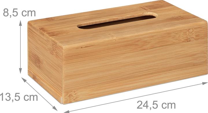 Actual product image Relaxdays Cosmetic tissue box