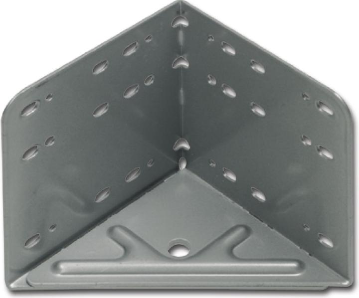 Produktbild Vasalat Bettwinkel Eckverbinder Winkel, 115 x 115 x 133 mm Stahl silbergrau, 1 Stück