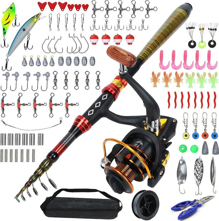 Hightingale Angelset (Spinnrute, Angelset, 213 cm)