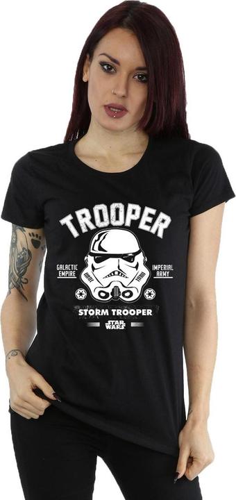 Immagine prodotto Star Wars Stormtrooper Collegiate Maglietta Donna (XL)