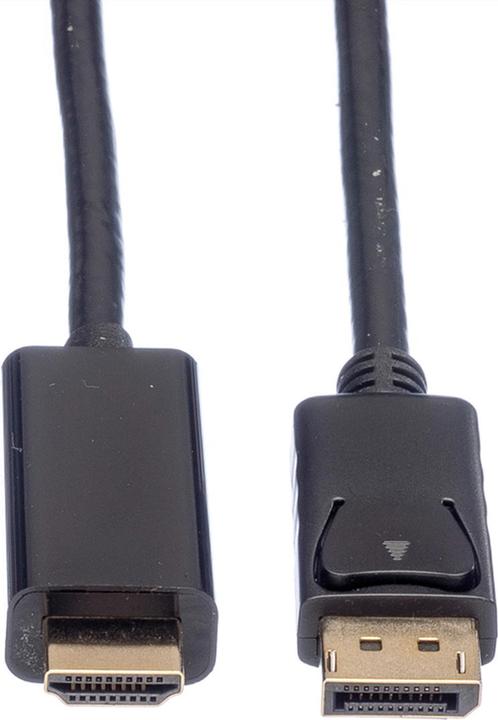 Produktbild Roline DisplayPort — HDMI (Typ A) (3 m, DisplayPort, HDMI)