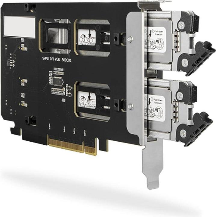 Image du produit Icy Dock ToughArmor 2x M.2 NVME vers PCIe 4e carte bifurcation w/tra