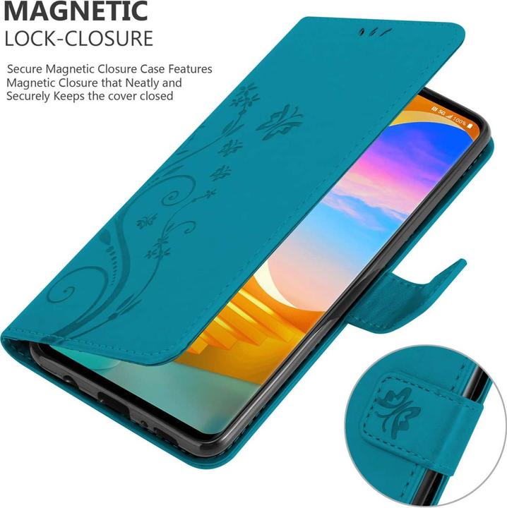 Image du produit Cadorabo Coque pour LG Velvet pour Fleur Book (LG Velvet)
