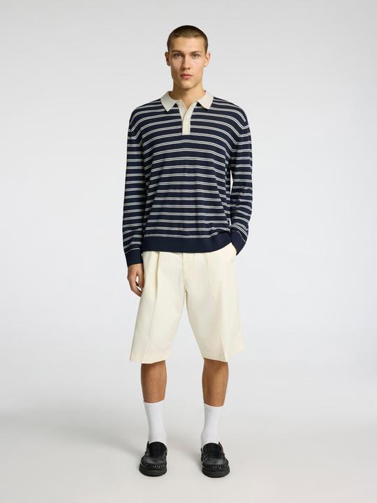 Actual product image Selected Homme 100% Merinowoll Langarm-Poloshirt (L)