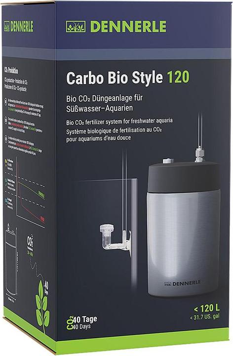 Actual product image Dennerle Carbo Bio Style 120 (Aquarium Fertiliser)