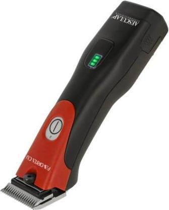 Actual product image Kerbl Aesculap Favorita CLi, clipper with 2 batteries, signal red, model 2022, GT236-SR (Dog, Vault, Cat)
