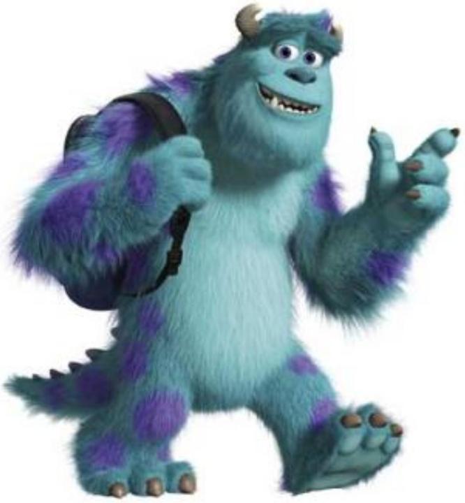 Actual product image Bullyland The Monster Uni figure Sulley