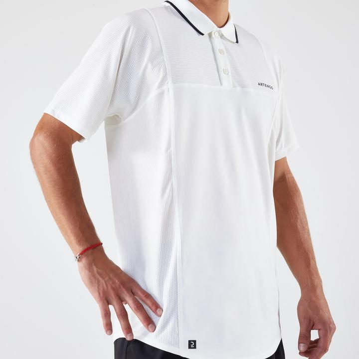 Produktbild Artengo Herren Tennis Poloshirt - DRY weiss