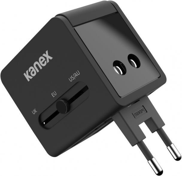 Actual product image Kanex - 4-1 International Travel Adapter - Black