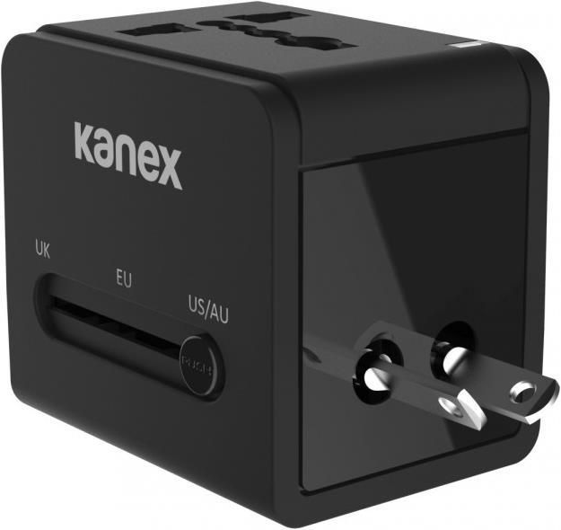 Actual product image Kanex - 4-1 International Travel Adapter - Black