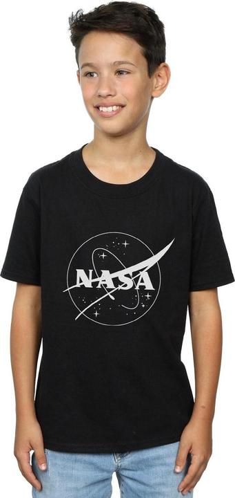 Immagine prodotto Nasa Classic Insignia Logo Monochrome Maglietta Ragazzi (152, 158)
