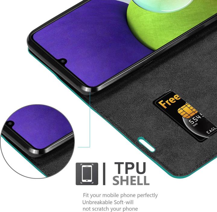 Immagine prodotto Cadorabo Libro Invis. Coperchio magnetico (Samsung Galaxy M22, Samsung Galaxy A22, Samsung Galaxy A32)