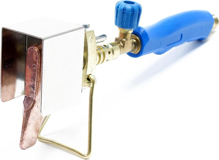 Image du produit Wiltec Fer à souder de couvreur Protection vent Support Soudure gouttière étain plomb cuivre zinc Zingueur (Mèche à souder)