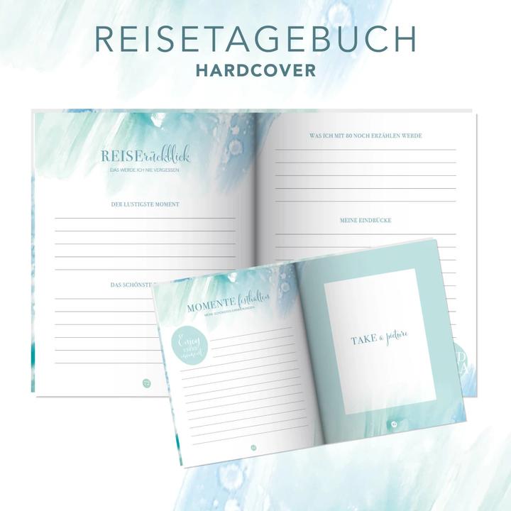 Produktbild Reisetagebuch zum selber Schreiben inkl. Postkarten, Sammeltasche und herausnehmbaren Reiseplan (Deutsch, Lisa Wirth, 2019)