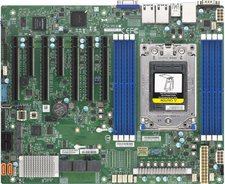 Supermicro Mainboard H12SSL-C (SP3, AMD SoC, ATX)