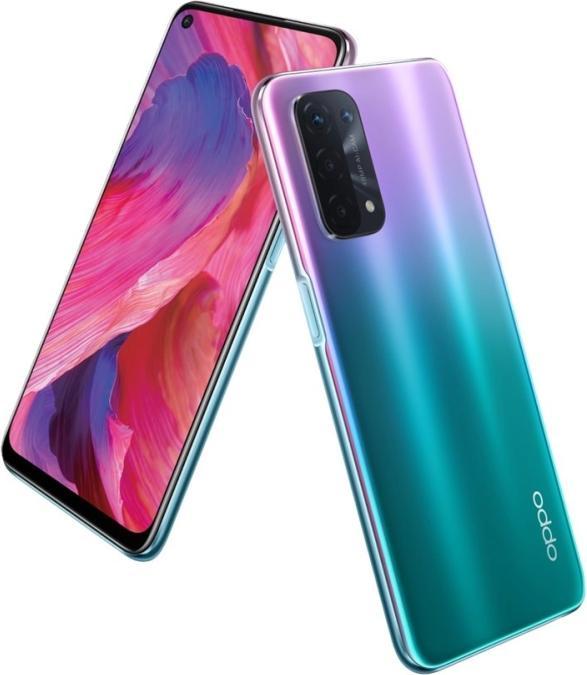 Produktbild OPPO A54 (64 GB, Fantastic Purple, 6.50", Dual SIM, 48 Mpx, 5G)