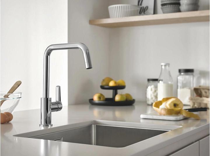 Immagine prodotto Grohe Miscelatore da cucina Start QuickFix, bocca alta, a U, girevole, cromo