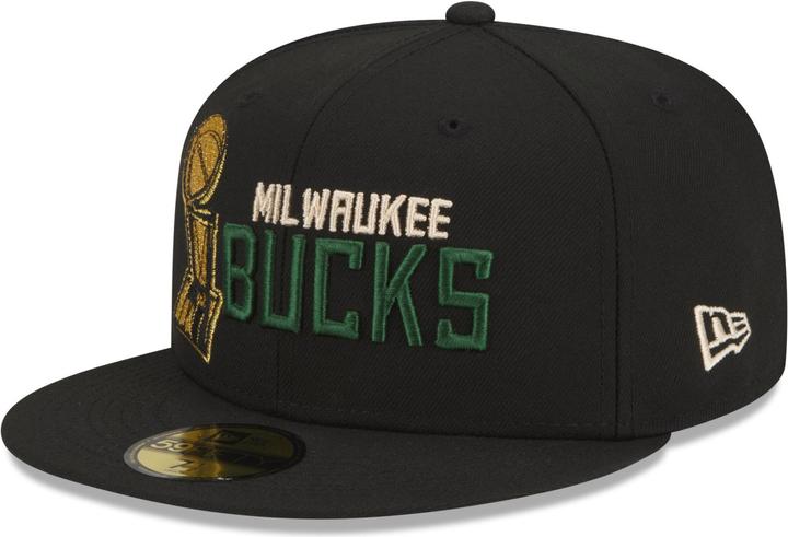 New Era 59Fifty Cap - NBA CHAMPIONS Milwaukee Bucks - 7 1/4 (7 1/4)