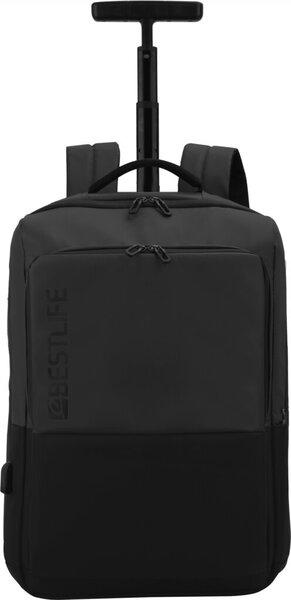 Bestlife Rucksack-Trolley BT-3401BK-1 Kunstfaser schwarz