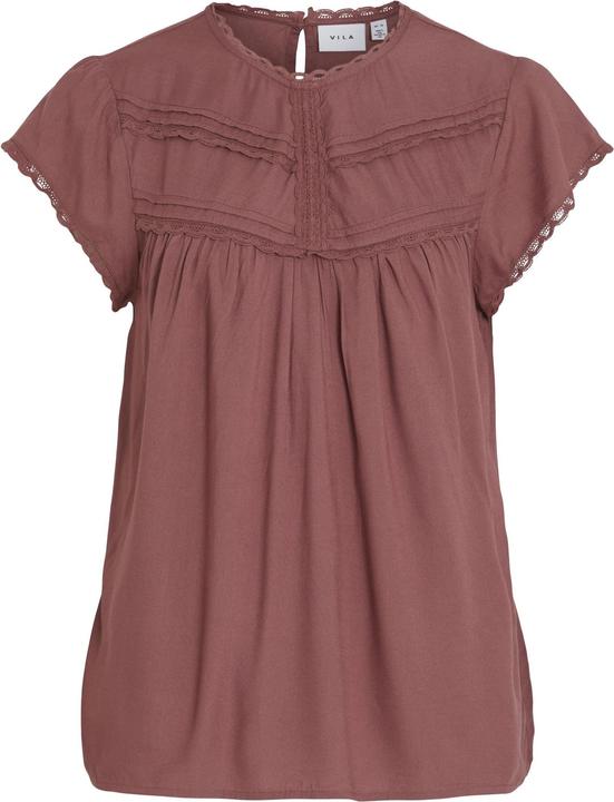 Actual product image Vila Detailed top with short sleeves (38)