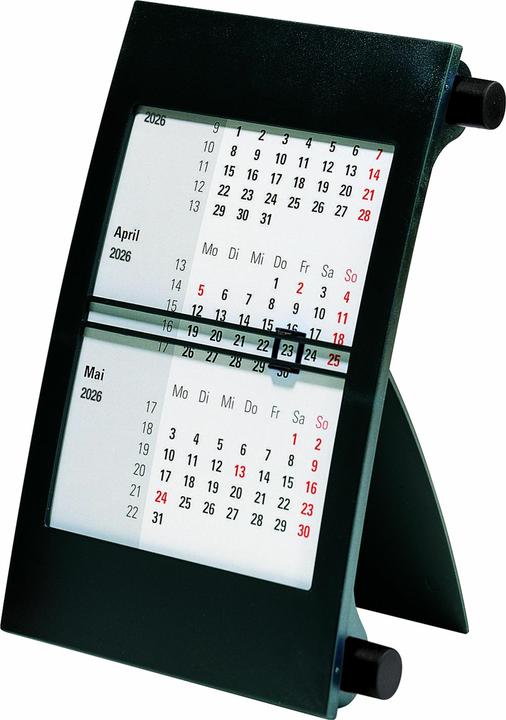 Actual product image Rido 3-Monats-Kalender Tisch 2026 schwarz (German)