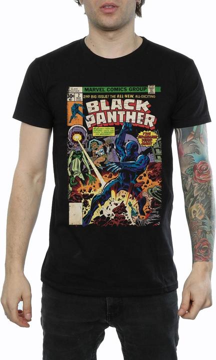Actual product image Black Mens Cover Cotton T-Shirt (M)