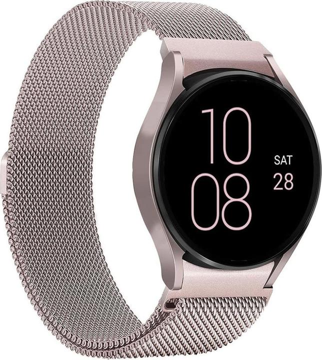 Puro Milanese Magnetic Bracelet for Galay Watch 4 / Watch 4 classic, pink