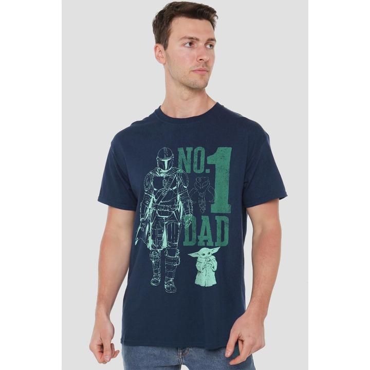 Immagine prodotto Star Wars No. 1 Dad Maglietta Mando Uomo (M)