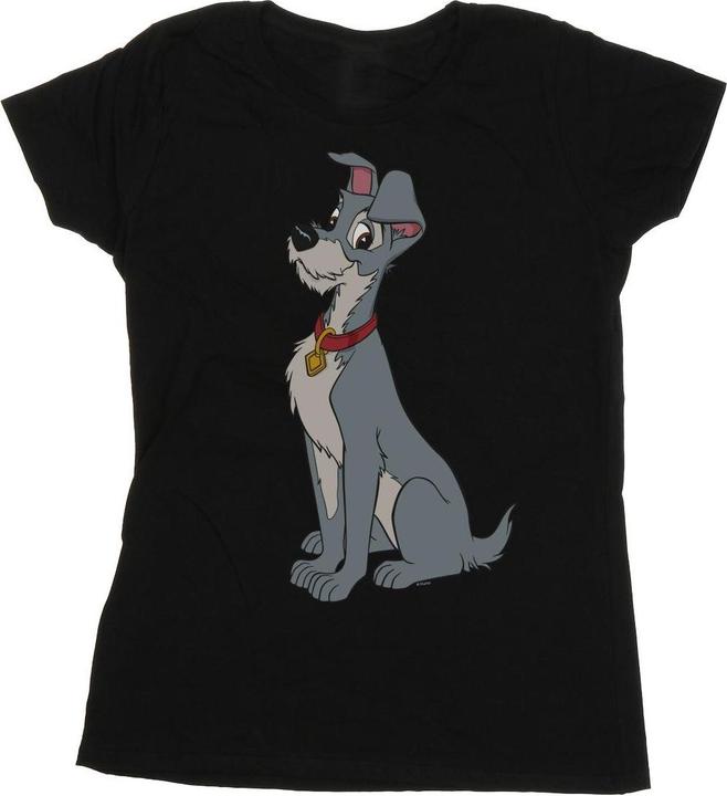 Actual product image Disney Womens/Ladies Lady And The Tramp Spaghetti Heart Cotton T-Shirt (XXL)