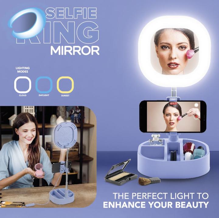 Produktbild Cellularline Selfie Ring Mirror - Universale