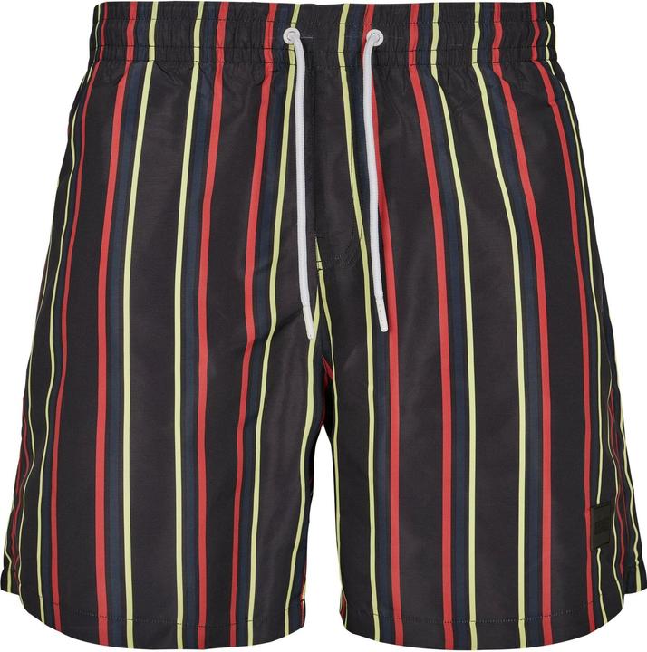 Urban Classics Stripe Swim Shorts (S)