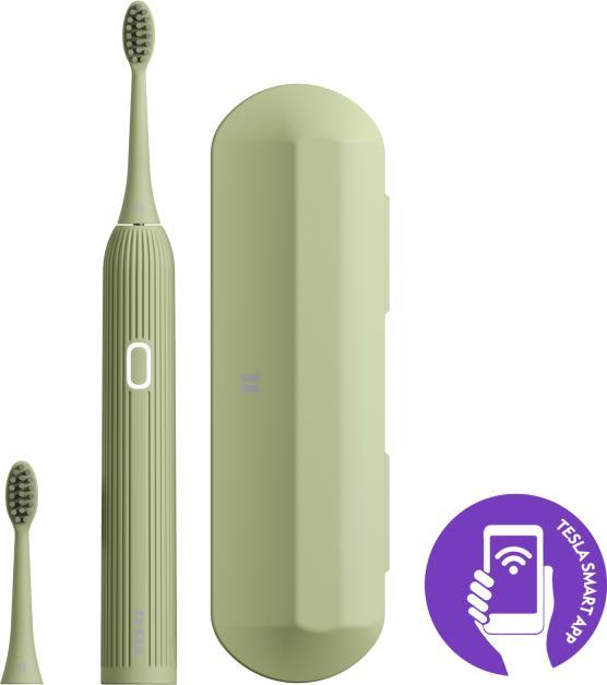 Tesla Soniczna Szczoteczka Do Zębów Deluxe Zielona (Brosse à dents sonique)