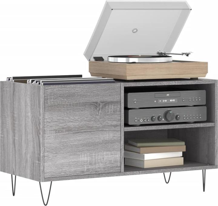 Immagine prodotto VidaXL Plattenschrank Grau Sonoma 85x38x48 cm Holzwerkstoff