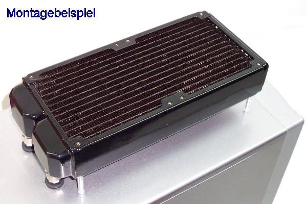 Produktbild Aquatuning Distanzhülse 4,2 x 8 x 35mm RAL 9005 (schwarz)